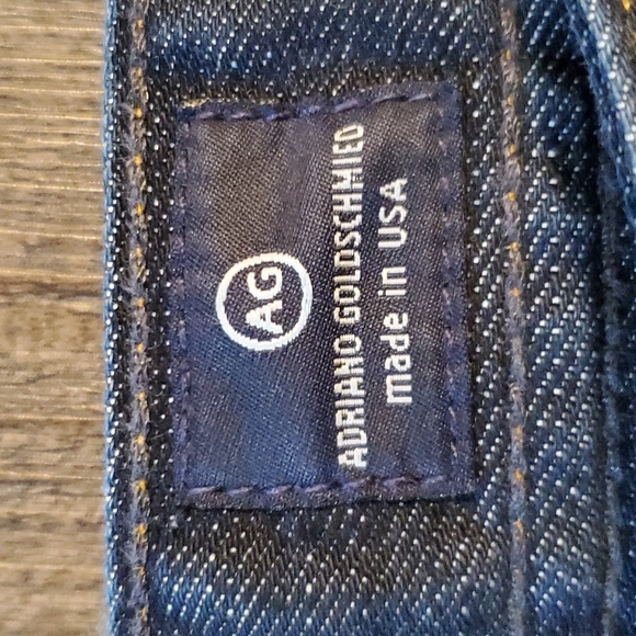 AG Adriano Goldschmied The Protege Straight Leg Dark Denim Jeans Mens 34x27-1/2 - Picture 12 of 14